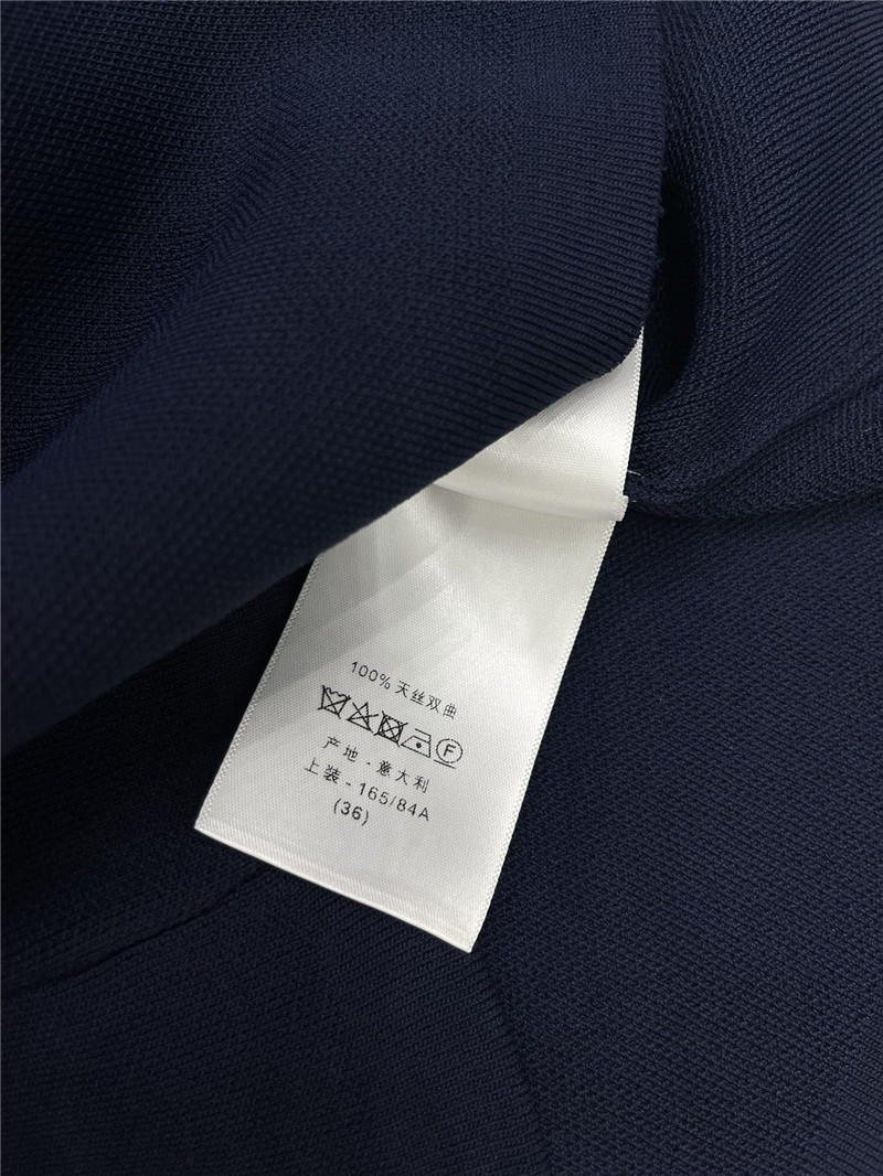 D10r navy collar half zip short sleeve replica designer clothes