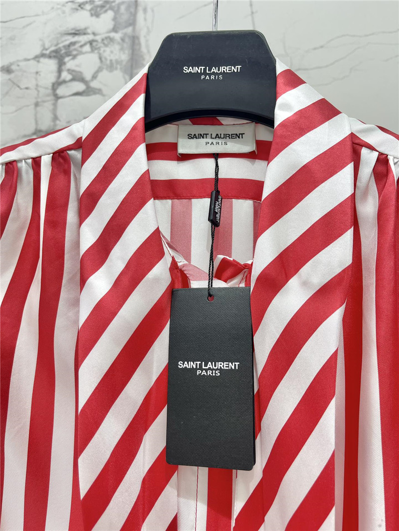 Y51 ribbon silk shirt replica d&g clothing