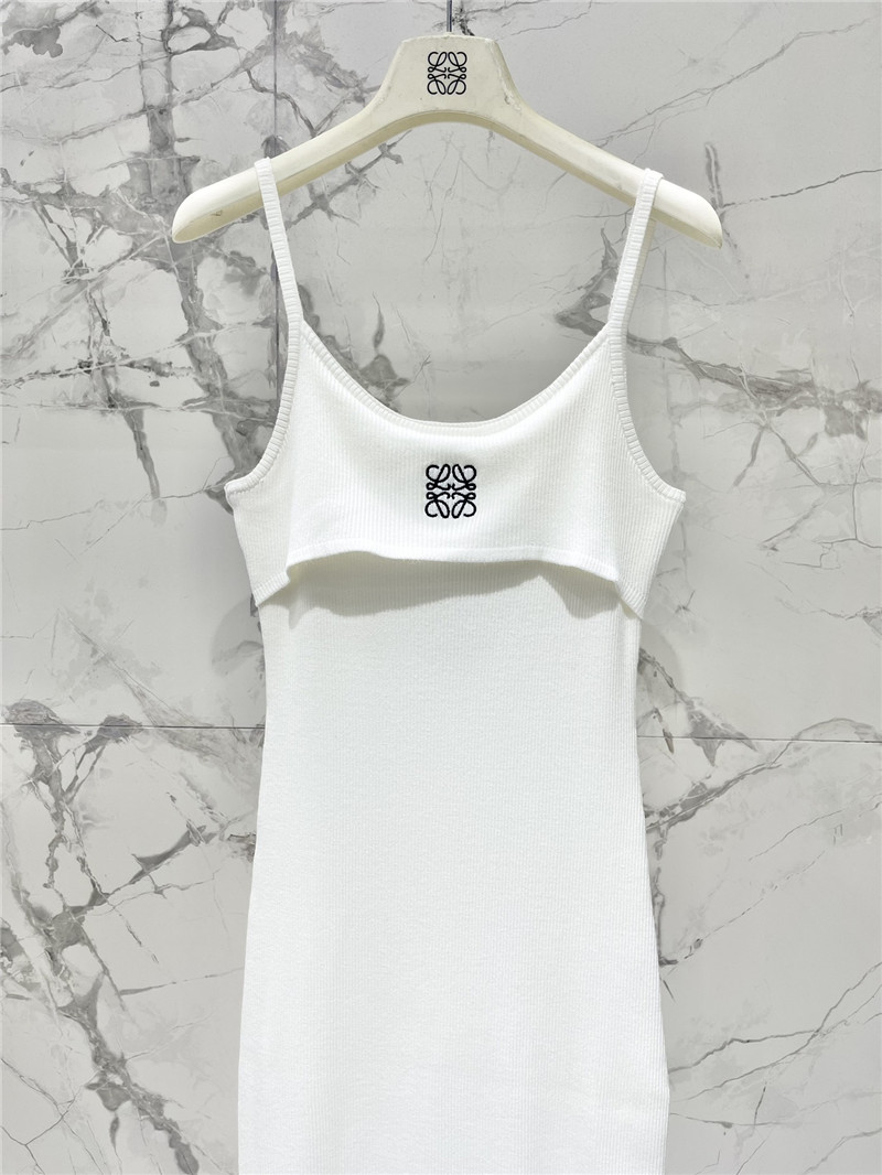 L0ew* embroidered logo suspender dress replica clothing sites