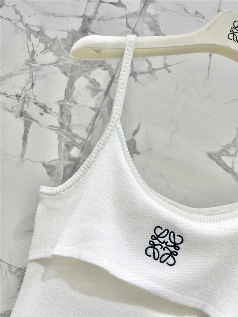 L0ew* embroidered logo suspender dress replica clothing sites