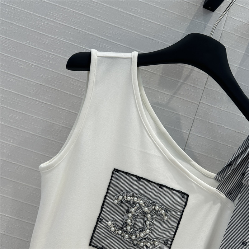 Ch**el vest patchwork long skirt replica clothes