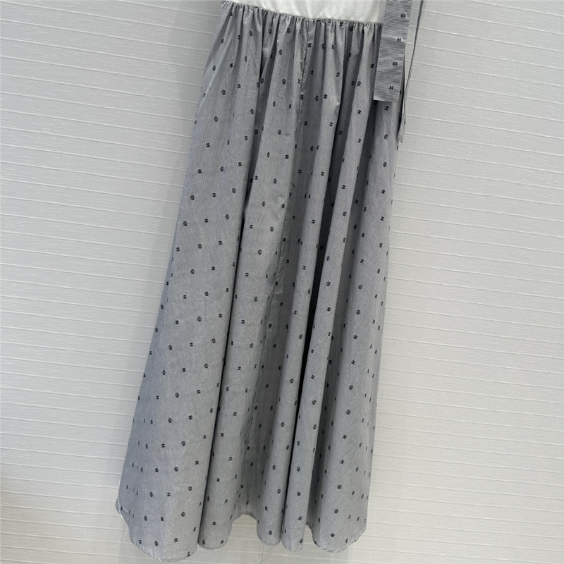 Ch**el vest patchwork long skirt replica clothes