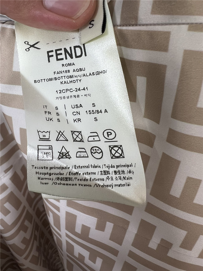 F**di zucca ff logo windbreaker