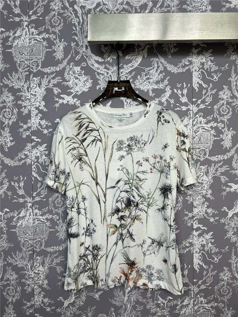 D10r new floral t-shirt replica d&g clothing