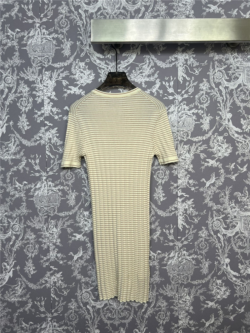 M1um1u striped knitted dress replica d&g clothing