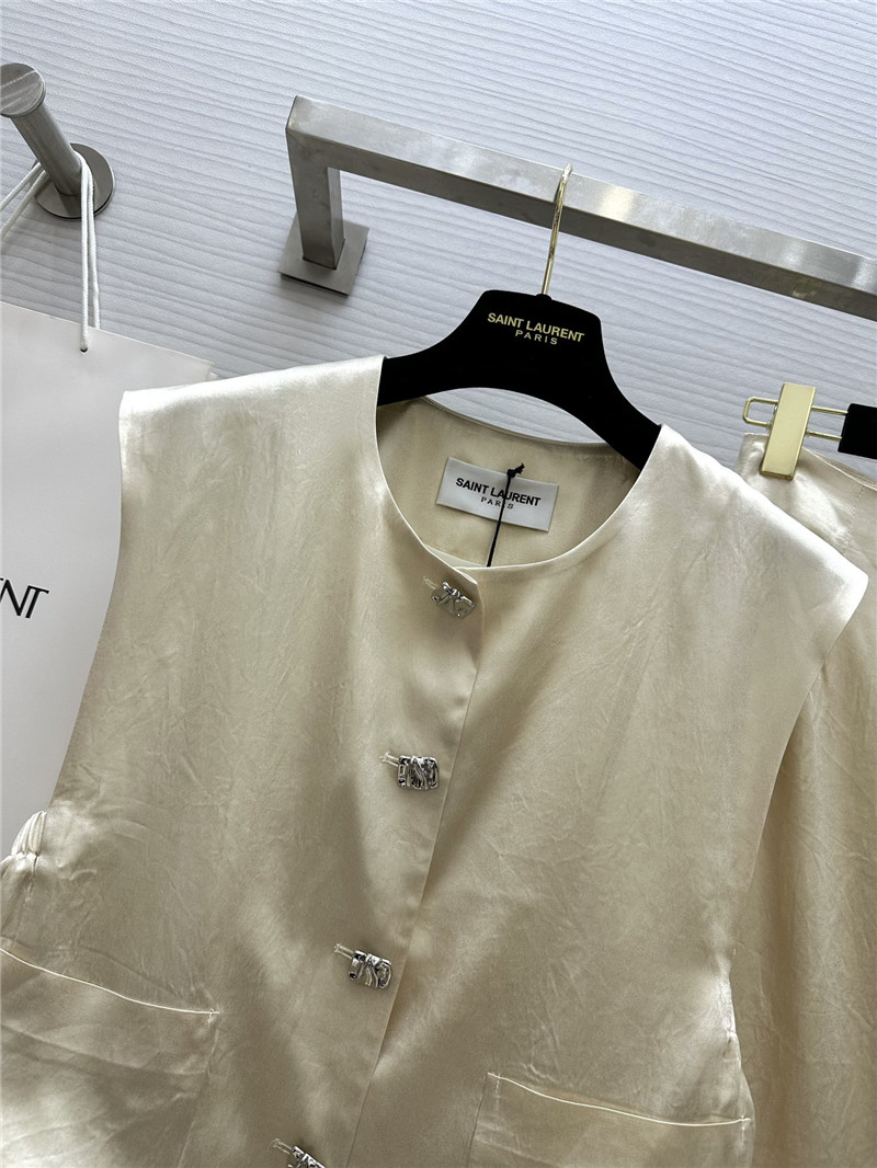 Y51 acetate satin vest dress suit replicas clothes