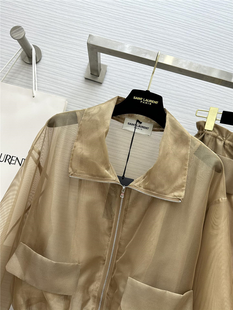 Y51 drawstring jacket + fake two-piece skirt set replica clothes