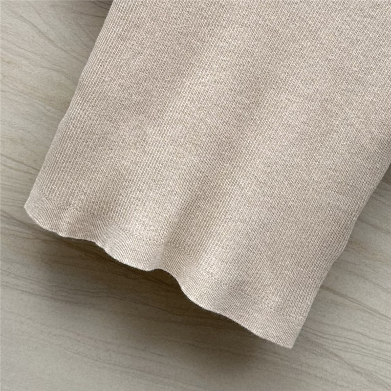 M1um1u slim fit short sleeve knit top replica d&g clothing