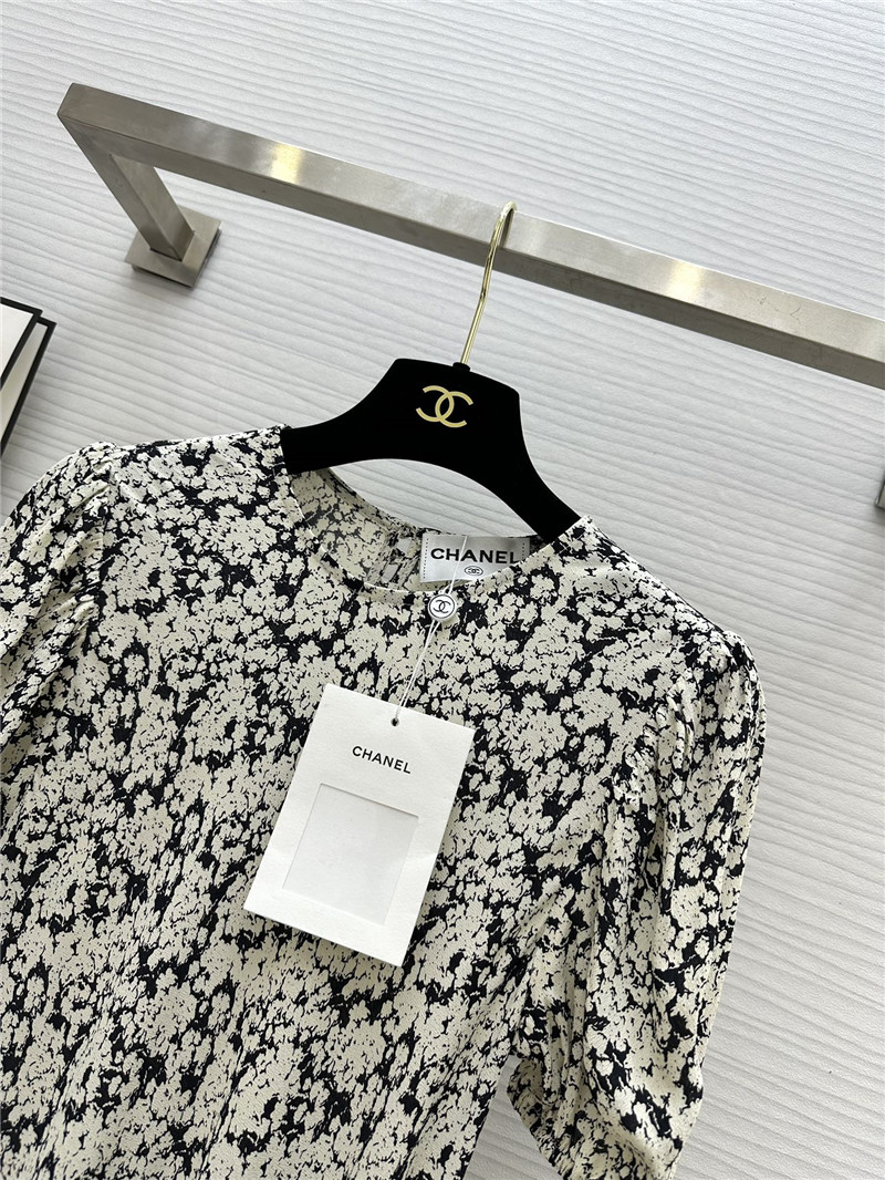 Ch**el puff sleeve dress replica d&g clothing