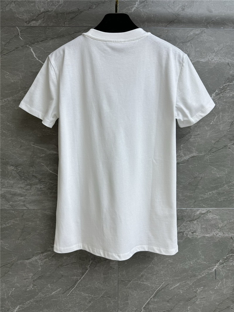 Ch**el sequin embroidered t-shirt replicas clothes