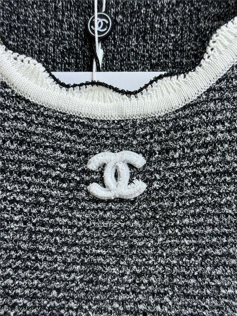 Ch**el contrast lace vest dress replica clothing sites