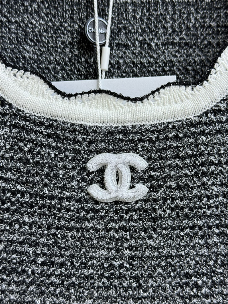 Ch**el contrast lace vest replica d&g clothing