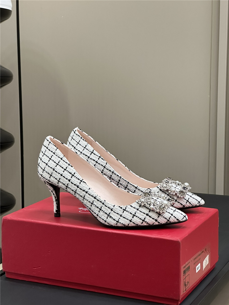 Roger Vivier Tweed Efflorescence Pumps