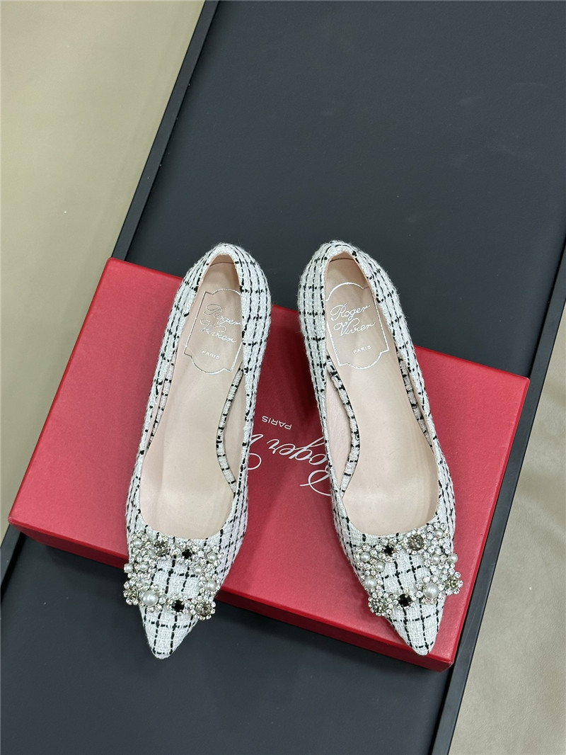 Roger Vivier Tweed Efflorescence Pumps