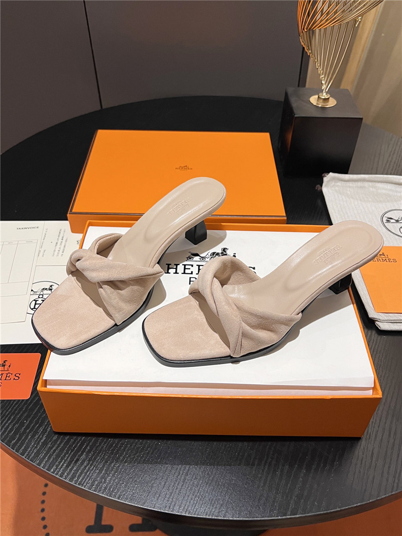H**me5 beige suede giny 55 sandals