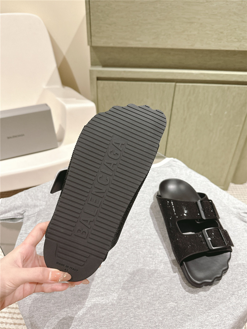 Ba1en*iaga rhinestone slippers best replica shoes online