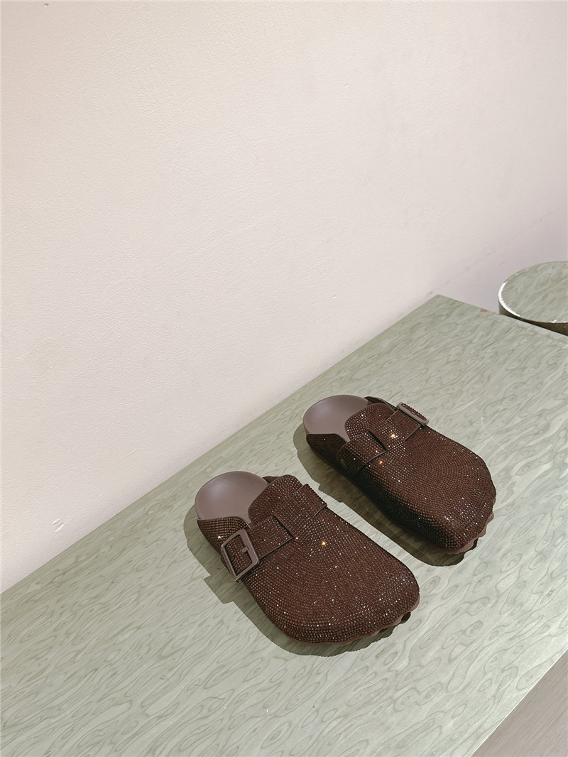 Ba1en*iaga rhinestone slippers women