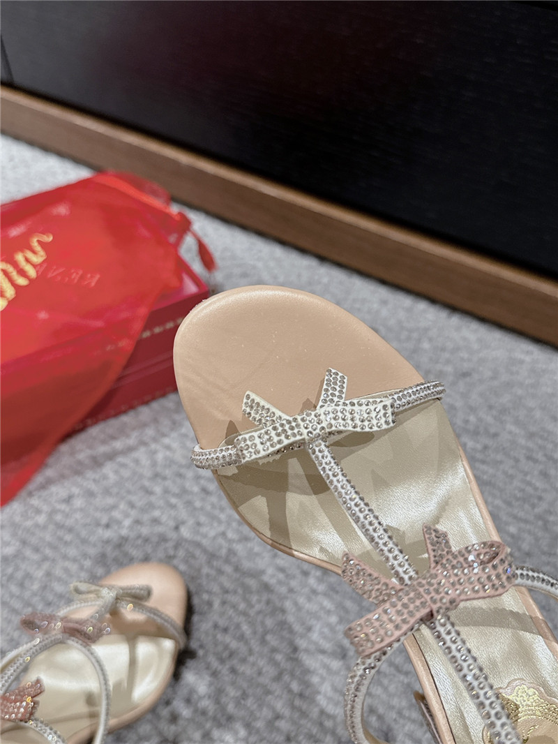 René Caovilla Caterina crystal-embellished Sandals