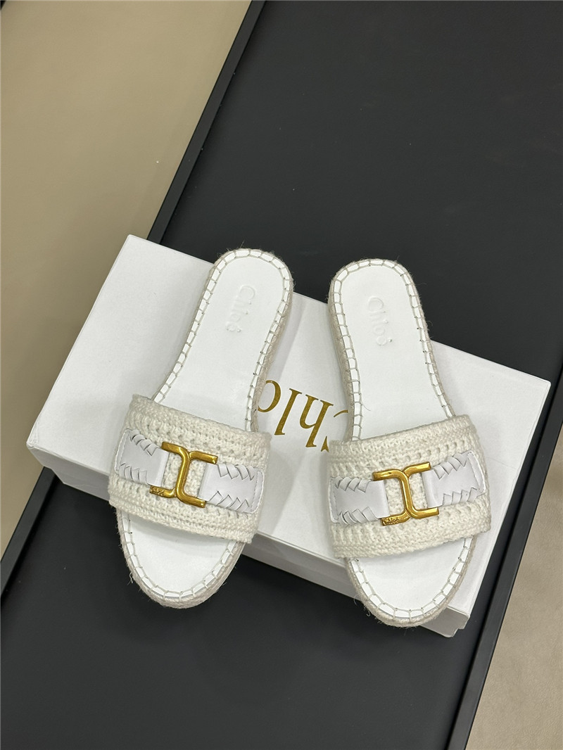 chloé woven slippers ma1s0n Marg*e1a replica shoes