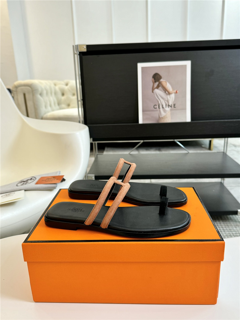 H**me5 brown suede georgia sandal