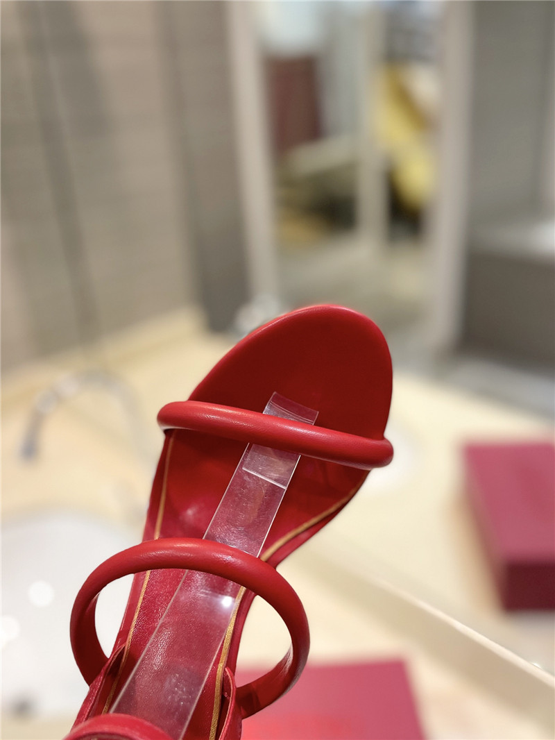 Va1e*ntin0 women’s red heel sandals