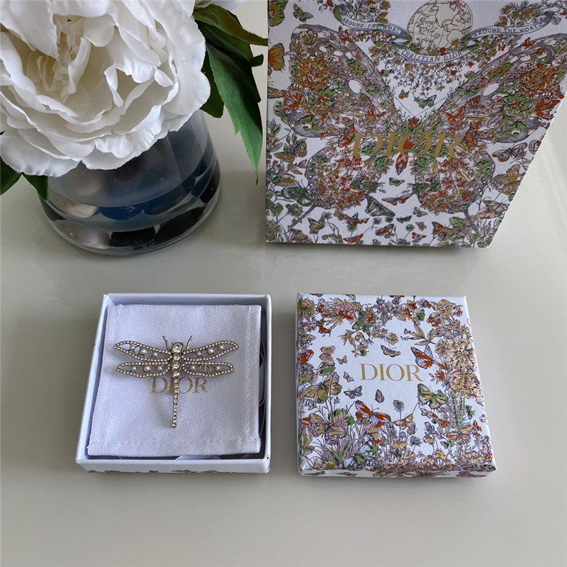 D10r dragonfly brooch