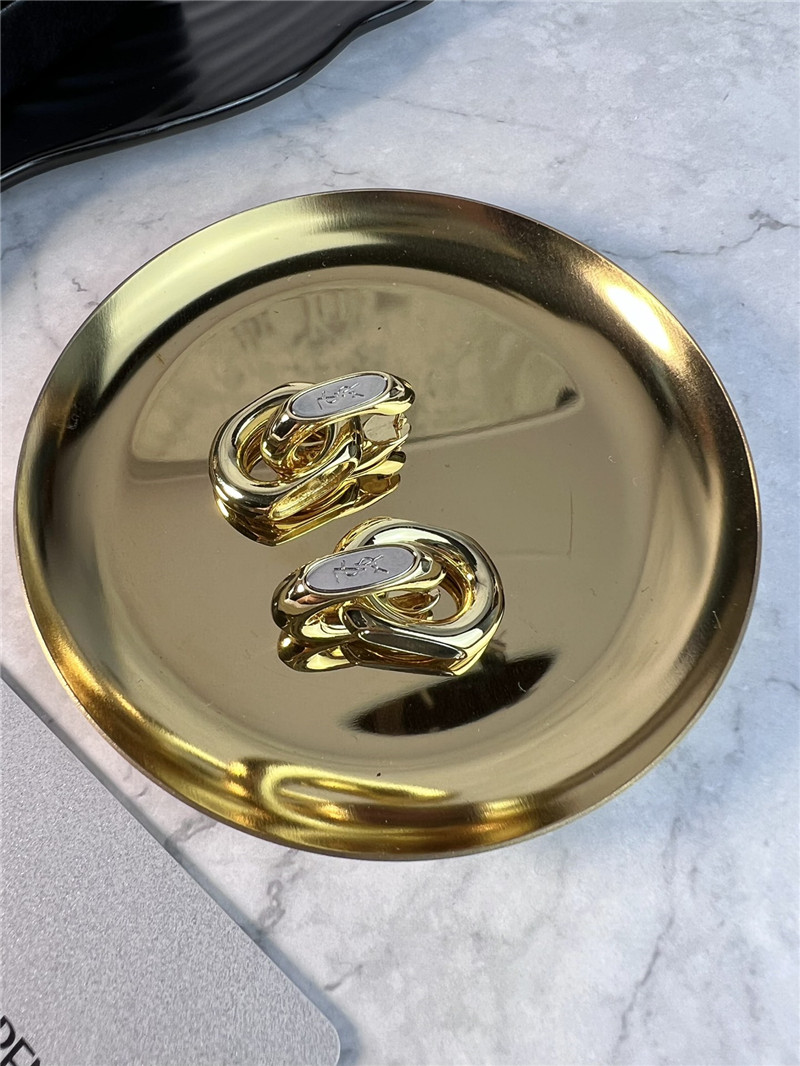 Y51 double hoop earrings