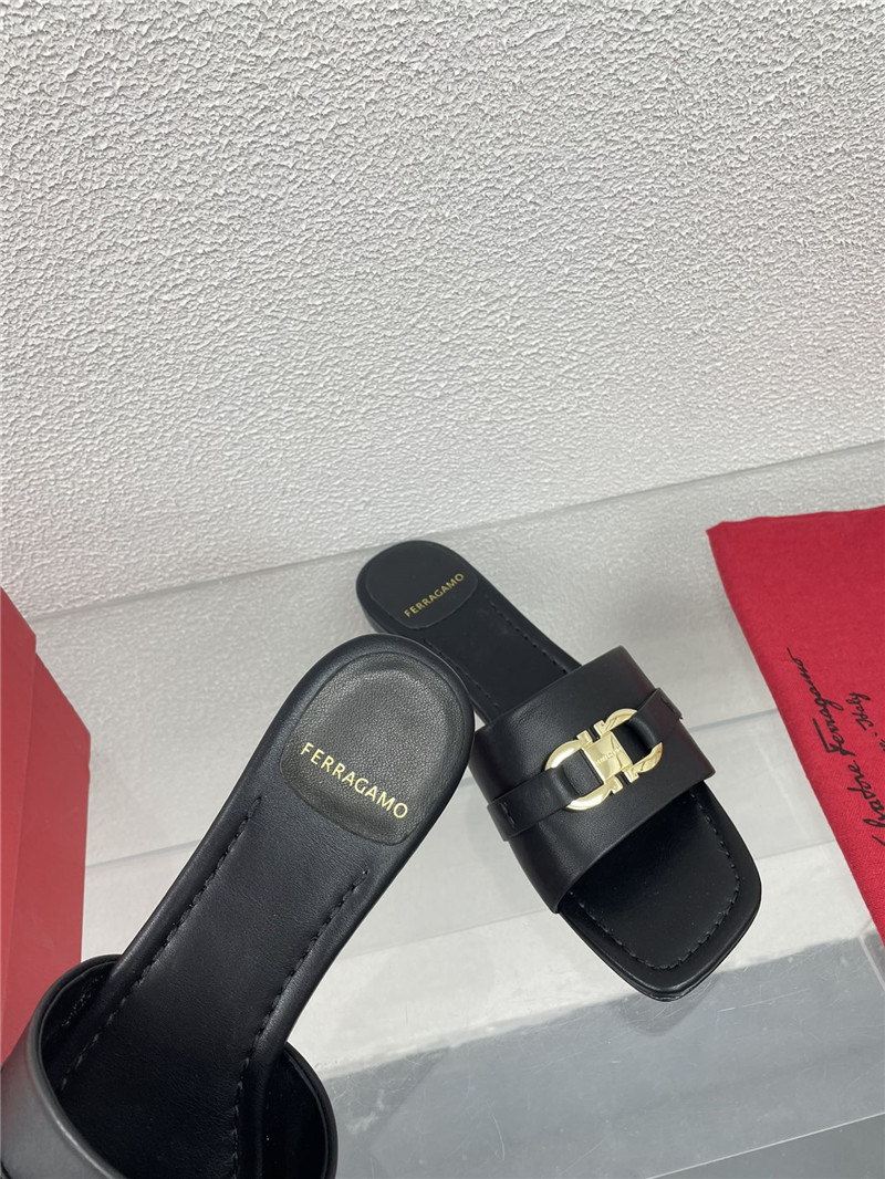 Salvatore Ferragamo flat slides replica shoes