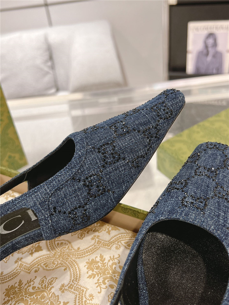 gvc*1 lace-up rhinestone sandals Marg*e1a replica shoes