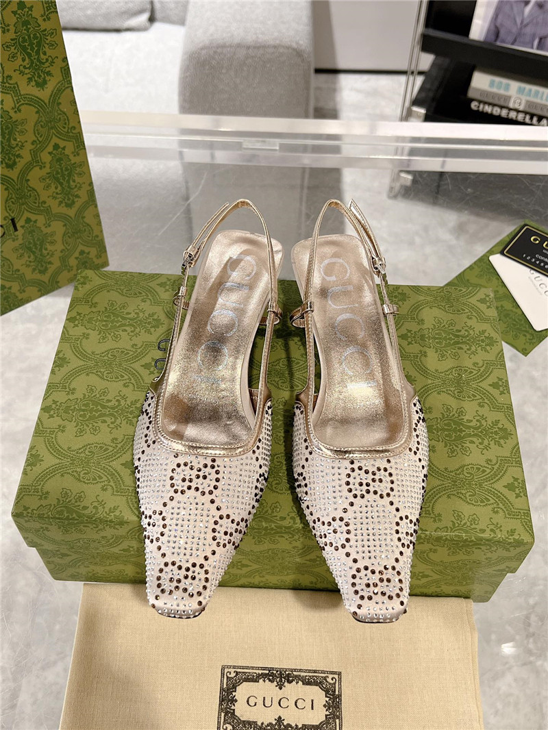 gvc*1 lace-up rhinestone sandals Marg*e1a replica shoes