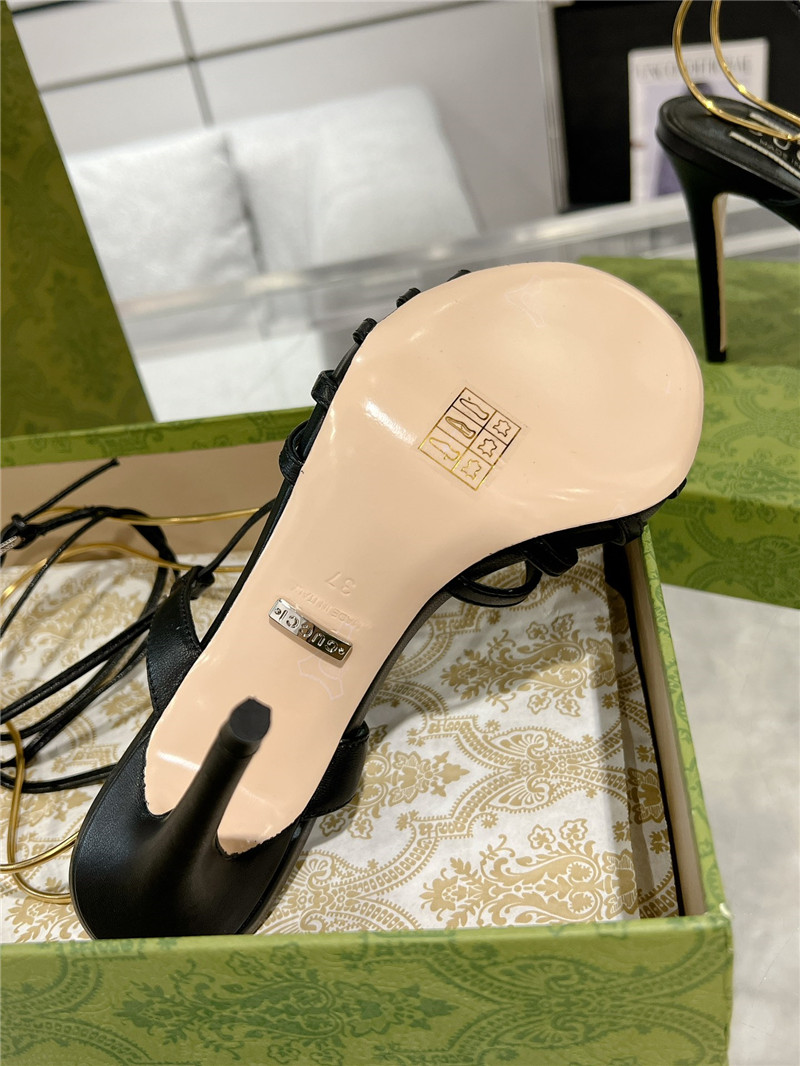 gvc*1 replica shoes crystal D1am0nd embellished high heel sandals