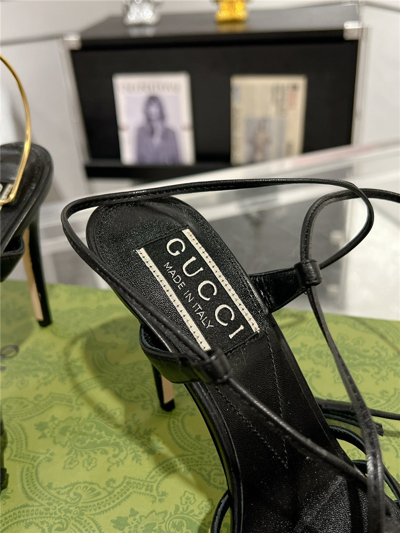 gvc*1 replica shoes crystal D1am0nd embellished high heel sandals