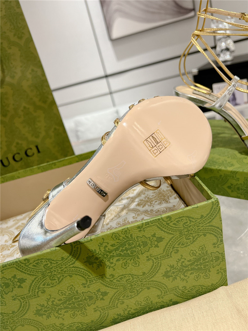 gvc*1 replica shoes crystal D1am0nd embellished high heel sandals