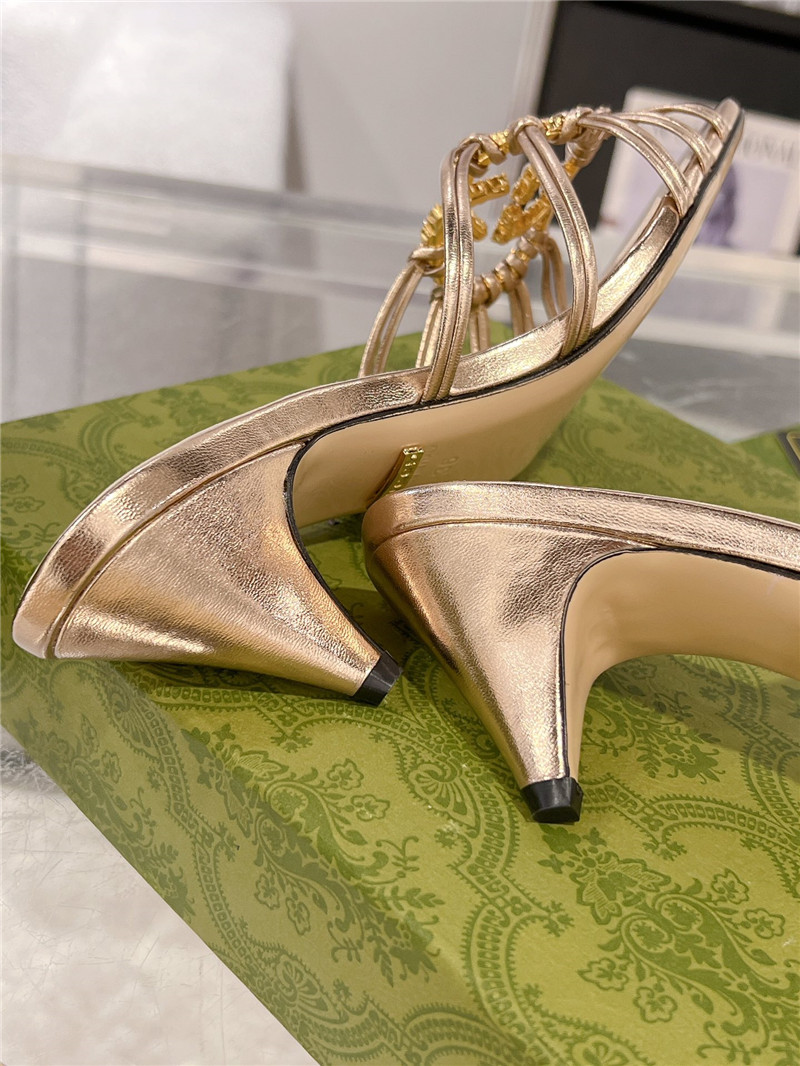 gvc*1 replica shoes crystal D1am0nd embellished high heel sandals