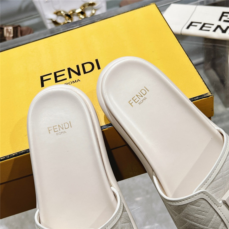 f**di double strap flat slippers Marg*e1a replica shoes