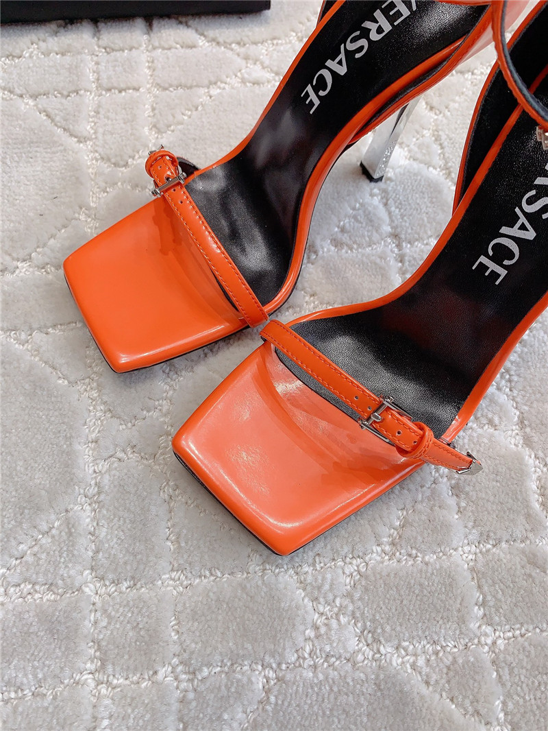 Versace square toe high heel sandals best replica shoes website