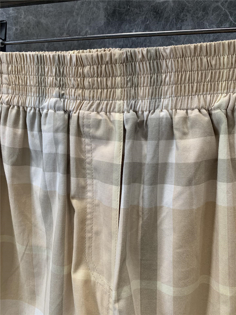 Bv*b*rry retro check high waist shorts replica clothing sites