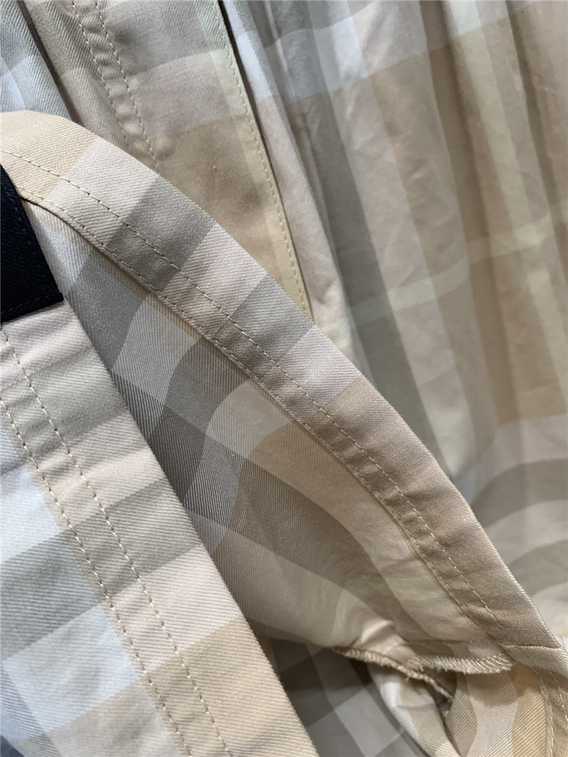 Bv*b*rry retro check high waist shorts replica clothing sites