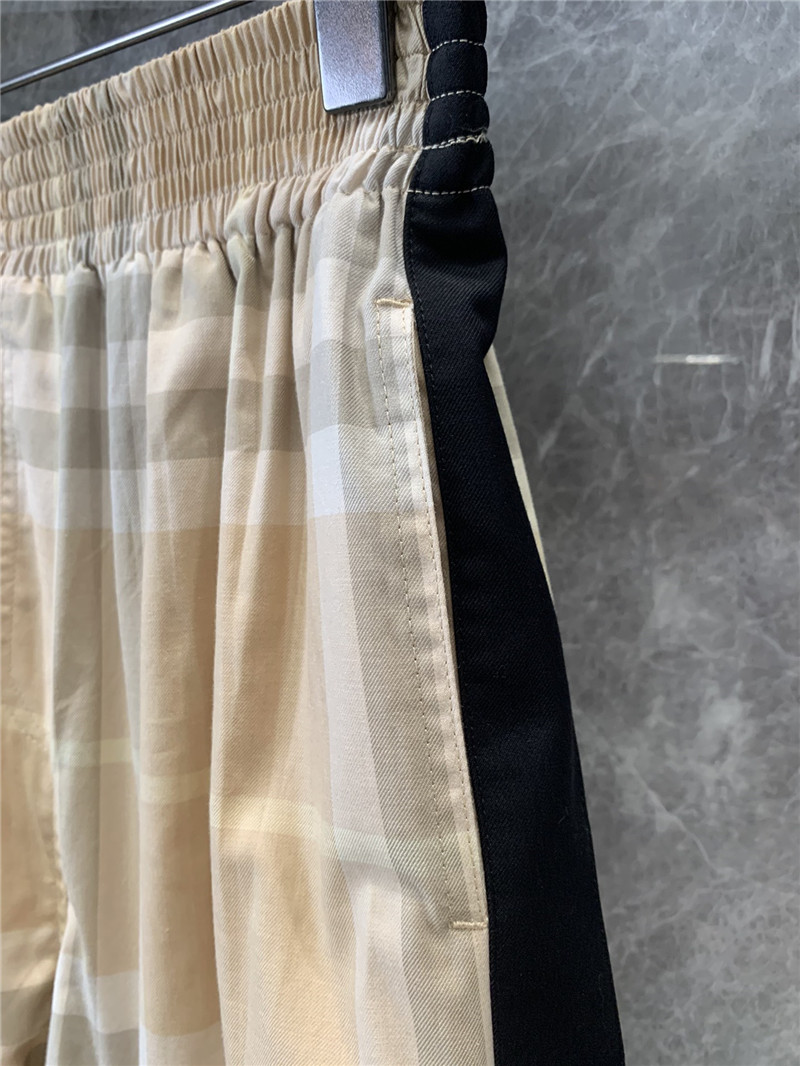 Bv*b*rry retro check high waist shorts replica clothing sites