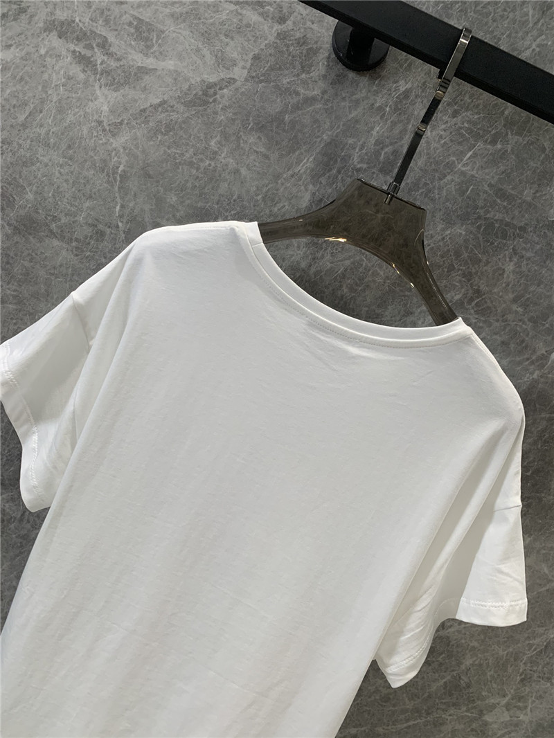 D10r hollow heart embroidered short-sleeved t-shirt replica clothes