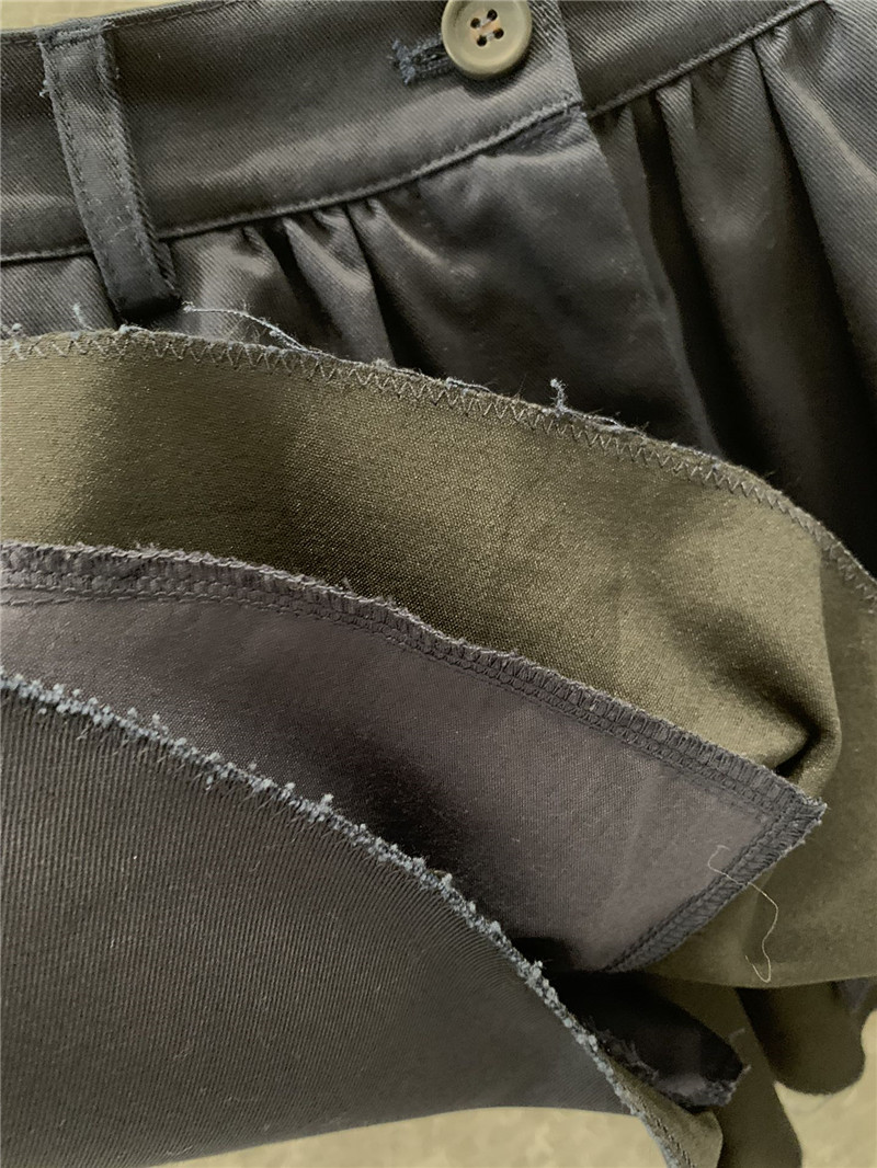 Miu Miu Navy Blue Mini Pleated Skirt