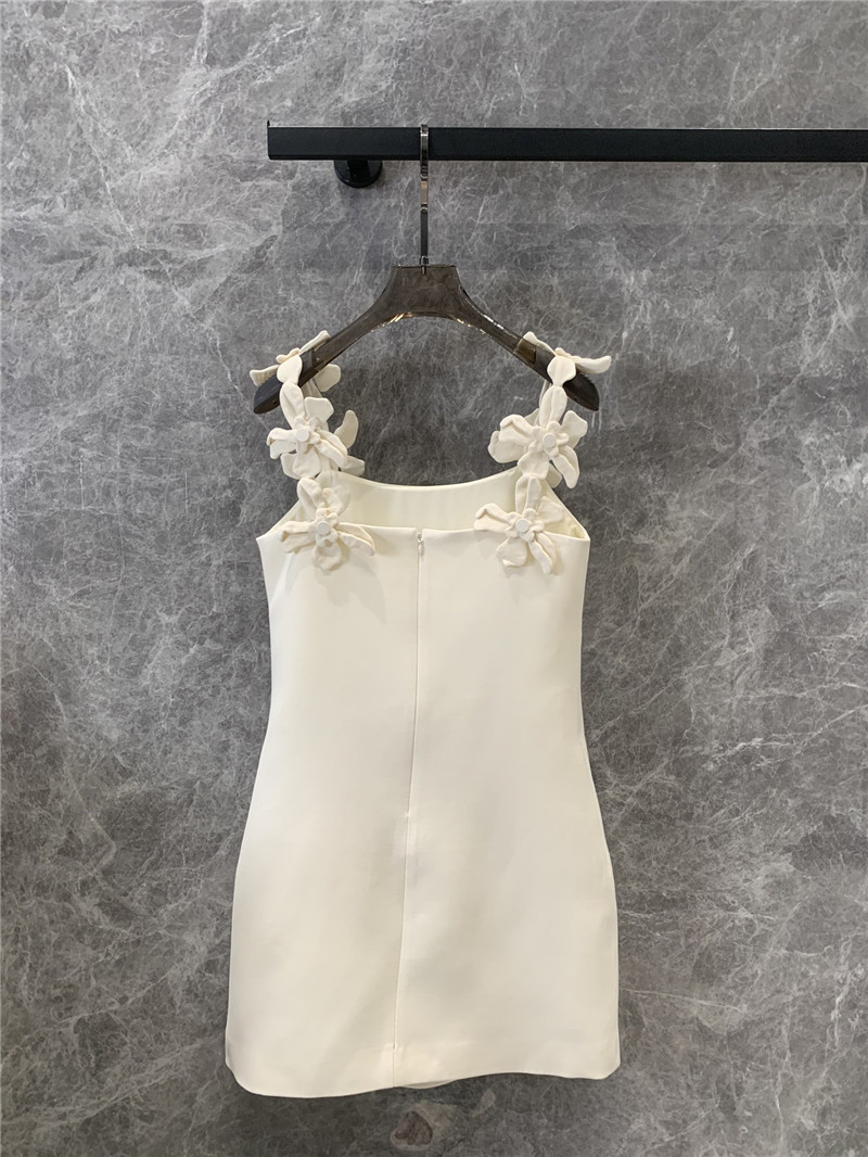 Va1e*ntin0 silk and wool suspender dress replicas clothes