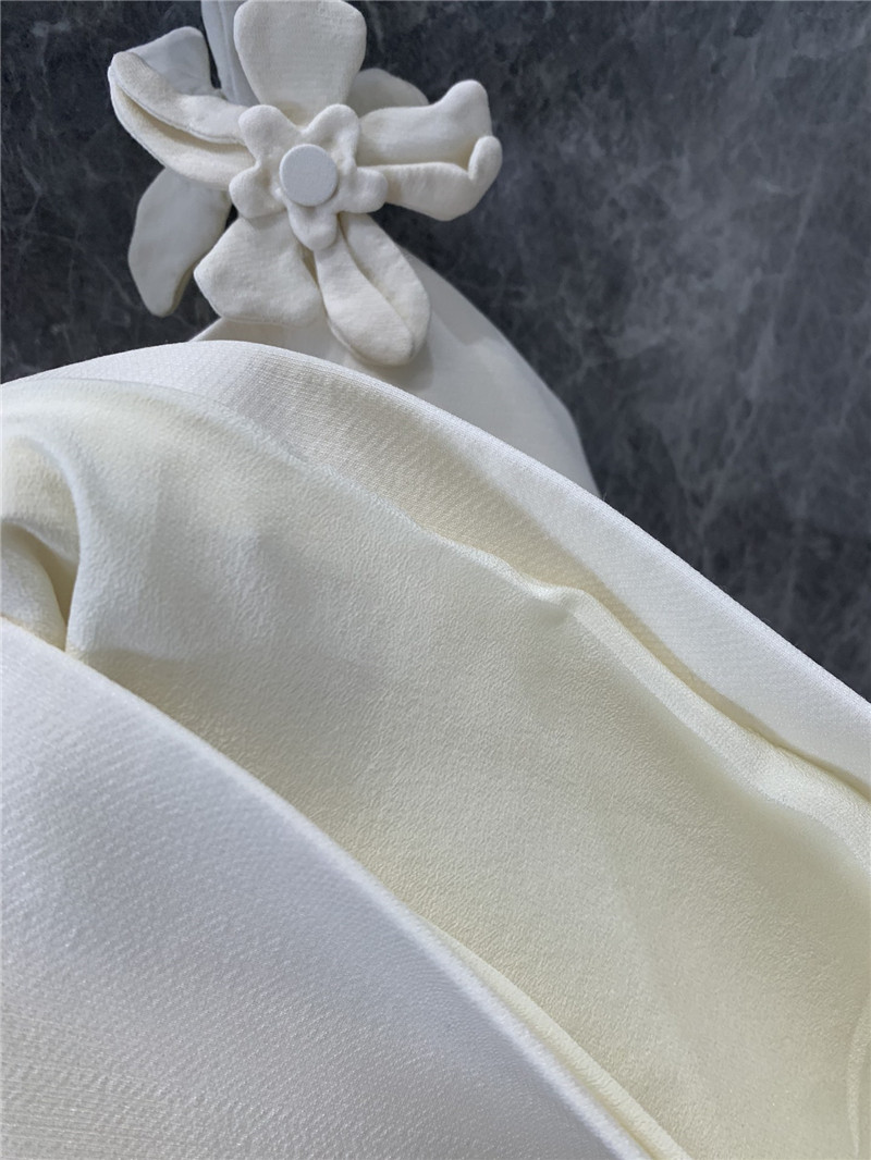 Va1e*ntin0 silk and wool suspender dress replicas clothes