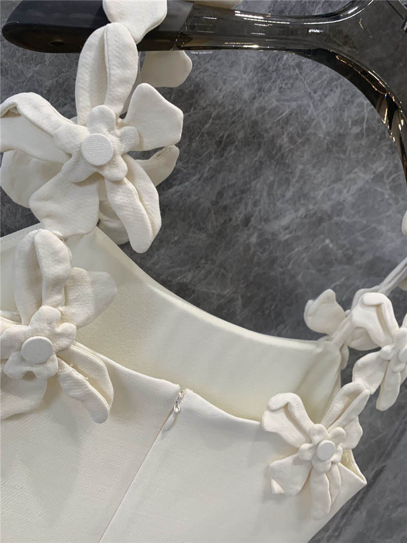 Va1e*ntin0 silk and wool suspender dress replicas clothes