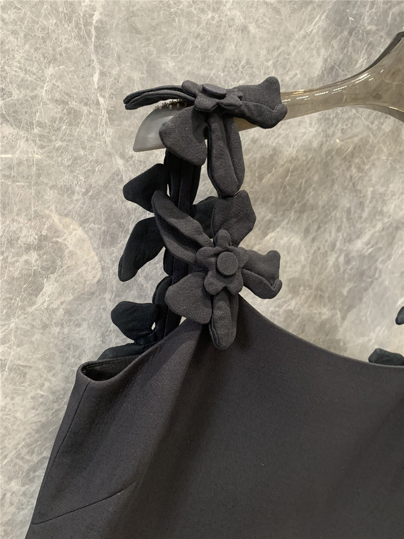 Va1e*ntin0 silk and wool suspender dress replicas clothes