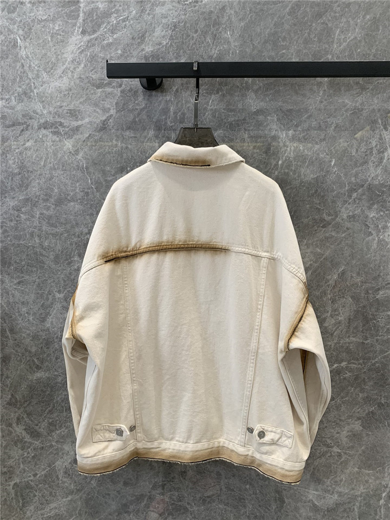 D10r tie-dyed gradient washed denim jacket replica clothes