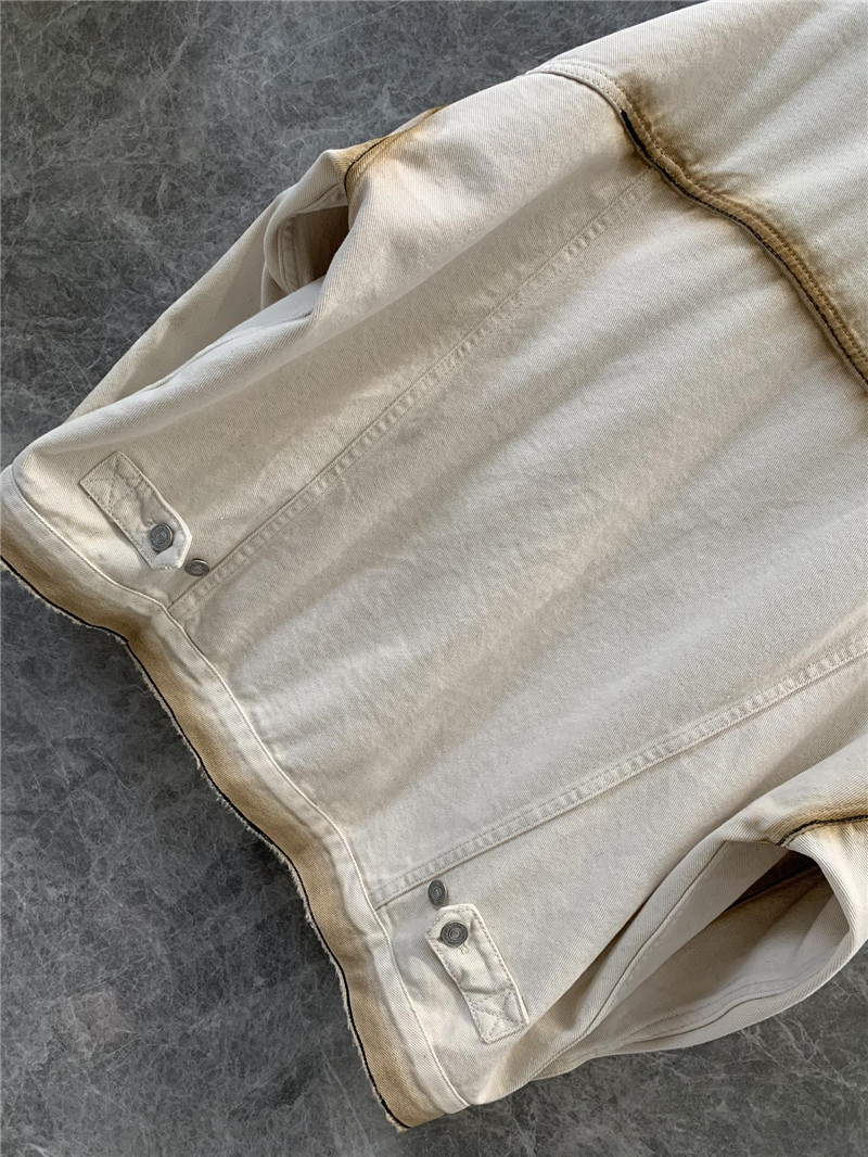 D10r tie-dyed gradient washed denim jacket replica clothes