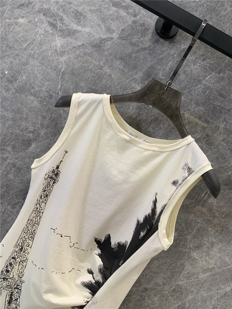 D10r irregular sleeveless vest replica designer clothes