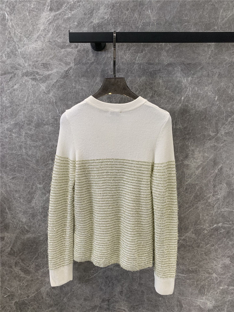 Ch**el round neck knitted cardigan coat replicas clothes