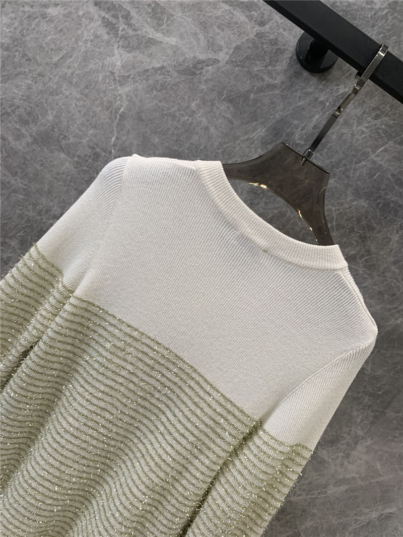 Ch**el round neck knitted cardigan coat replicas clothes